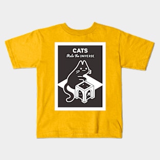 Cats Rule the Universe Kids T-Shirt